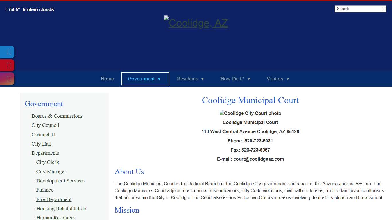 Municipal Court - Coolidge, AZ